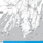 Maine Travel The World   Printable Map Of Maine Coast