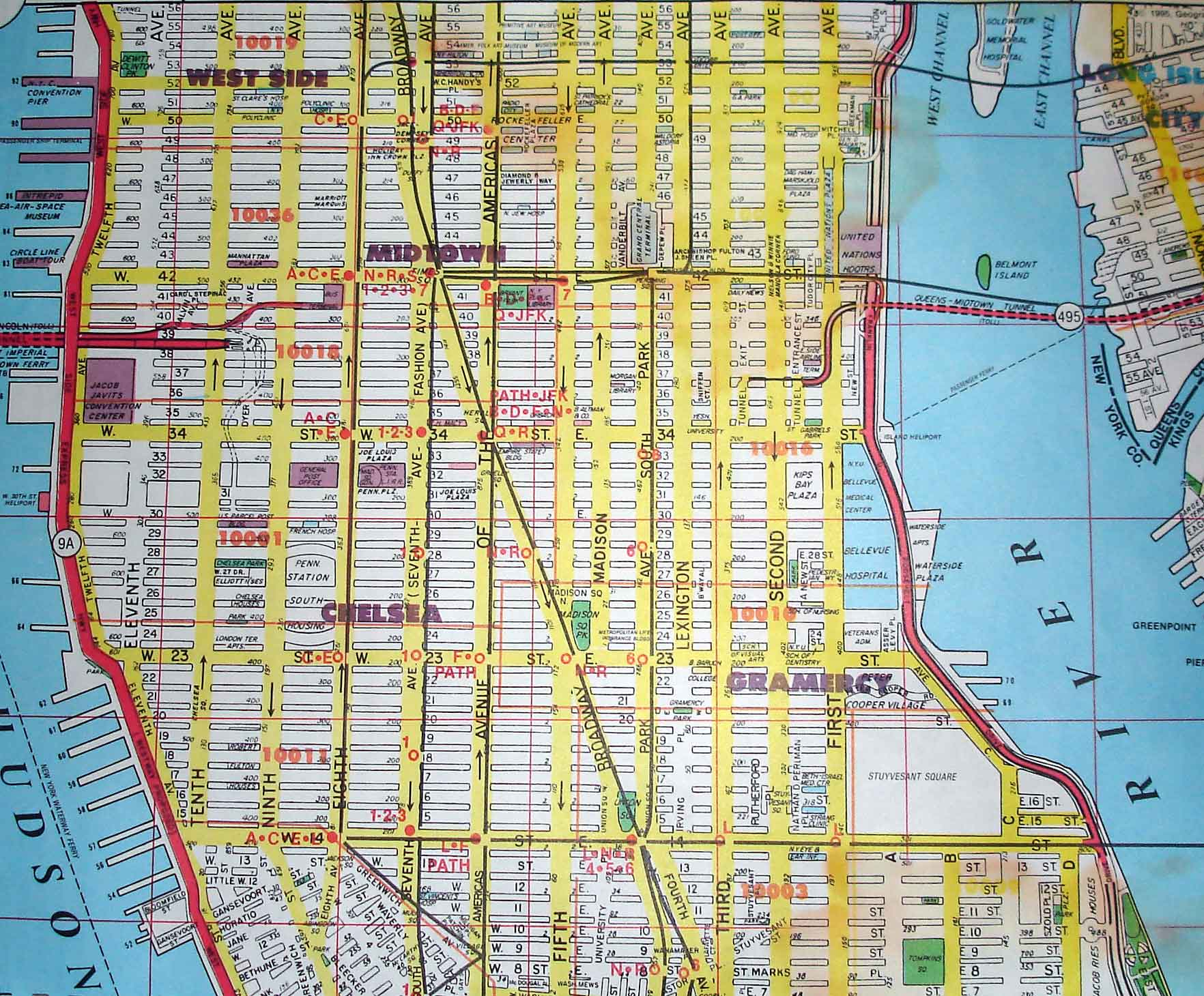 Manhattan New York Map Street Map Download Manhattan New York Street - Manhattan Road Map Printable