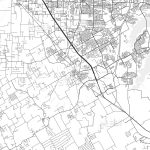 Mansfield, Texas   Area Map   Light | Hebstreits   Mansfield Texas Map