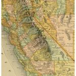 Map   California And Nevada, 1887   Original Art, Antique Maps & Prints   Antique Map Of California