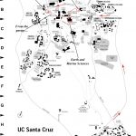 Map Campus Free Print Map University Of California Santa Cruz Map   University Of California Santa Cruz Campus Map
