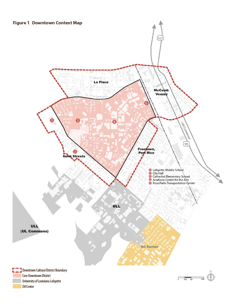 Map | Downtown Development Authority | Lafayette, La - Printable Map Of Lafayette La