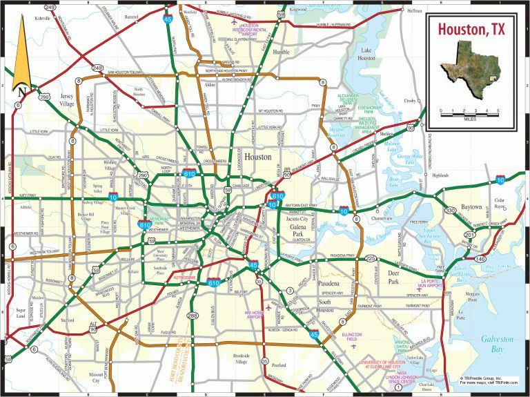 Map Houston Harris County | Travel Maps And Major Tourist - Texas Road ...