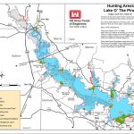 Map | Lake O' The Pines – Texas Fishing Hot Spots Maps