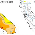Map: Look At The Drought Difference In California From One Year Ago   California Water Rights Map