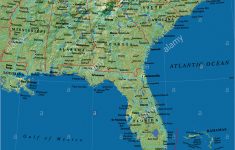 Map Maps Usa Florida Caribbean Stock Photo: 3933732 - Alamy - Map Of Florida And Caribbean