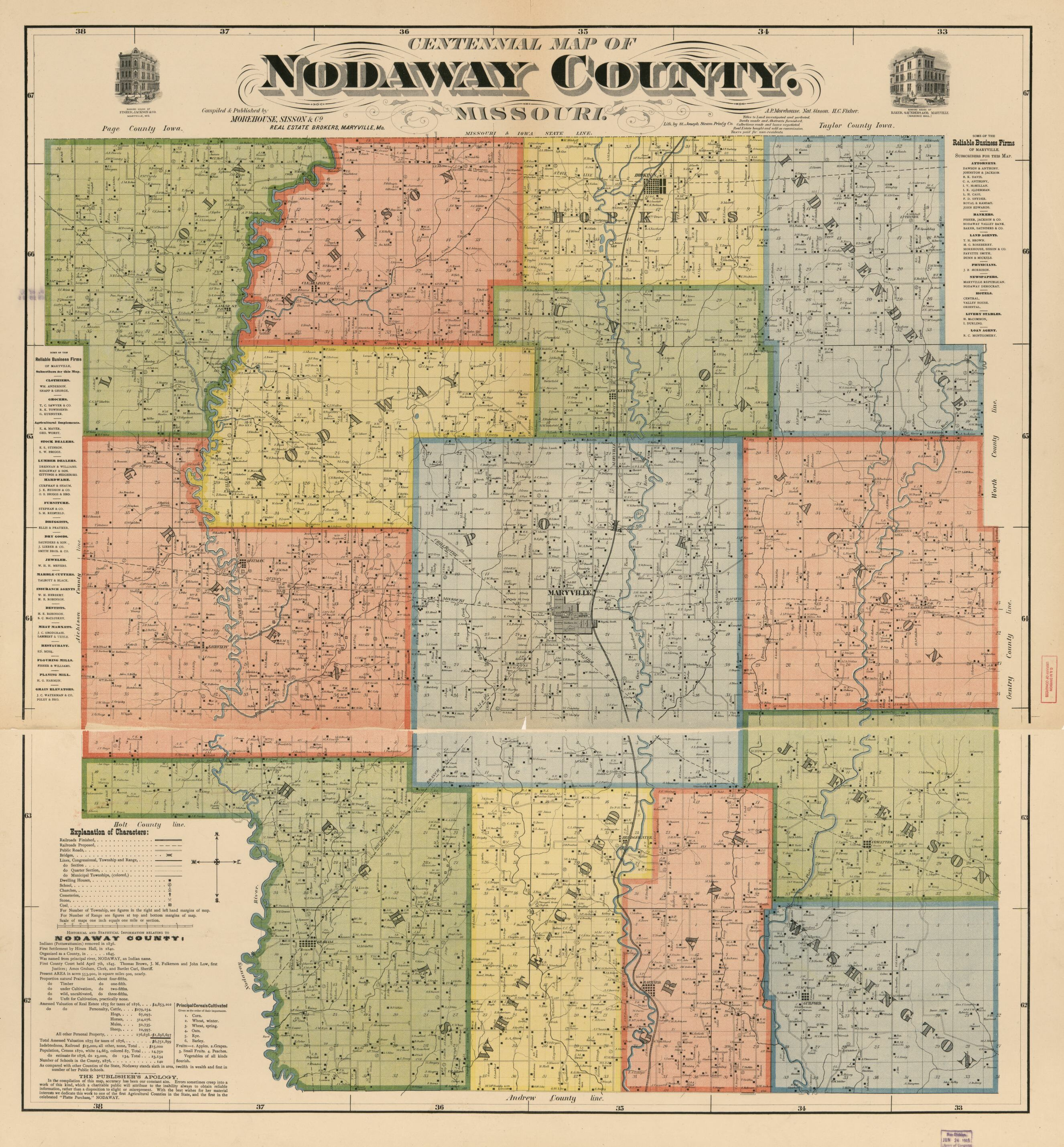 Map, Missouri, Landowners | Library Of Congress - Texas County Missouri Plat Map