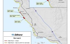 Map New Of California Highway Closures Map - Klipy - California Highway