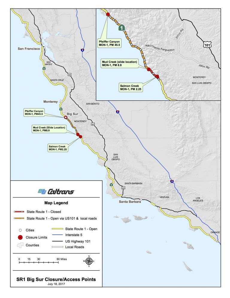 Close map. Биг сур Калифорния на карте. Caltrans California. Map of California Route. Долина Напа Калифорния и Биг сур на карте.