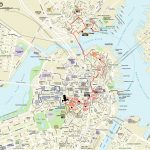 Map | Northendboston   Boston Tourist Map Printable