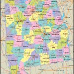 Map Of Alabama   Includes City, Towns And Counties. | United States   Alabama Florida Coast Map