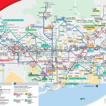 Map Of Barcelona Subway, Underground & Tube (Metro): Stations & Lines   Metro Map Barcelona Printable