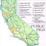 Map Of Blm Land In California Best Of California Hunting Zone Map   Blm Hunting Maps California