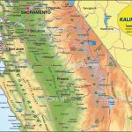 Map Of California Middle (Region In Usa) | Welt Atlas.de   California Atlas Map