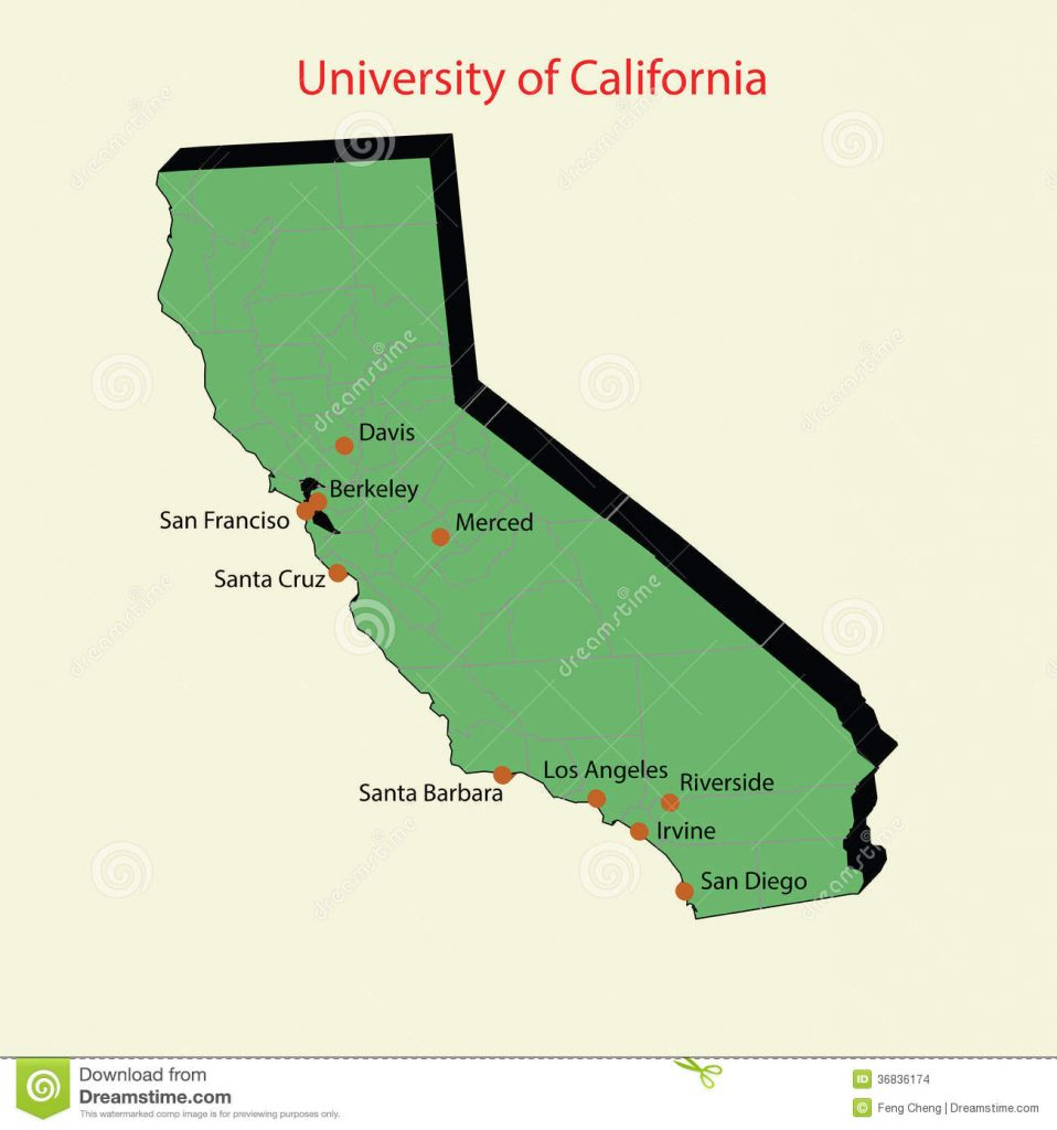 Map Of California Santa Barbara - Klipy - Map Of California Showing Santa Barbara