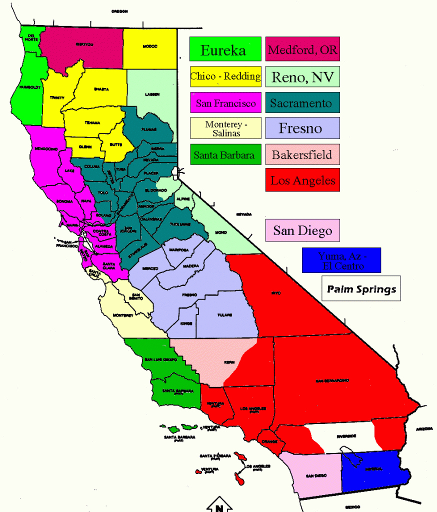 Map Of California Showing Palm Springs - Klipy - Map Of California Showing Palm Springs
