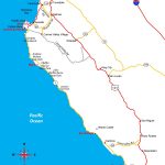 Map Of California's Central Coast   Big Sur, Carmel, Monterey   Monterey Beach California Map