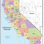 Map Of Cities In Ca Map California Map Of California Counties And   California Map With All Cities