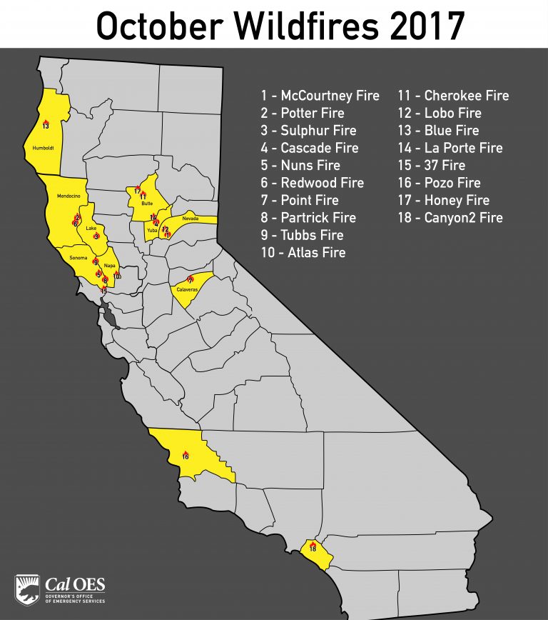 Map Of Current Fires In California Detailed Map Current Forest Fires ...