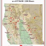 Map Of Current Fires In Northern California | Secretmuseum   California Fires Update Map