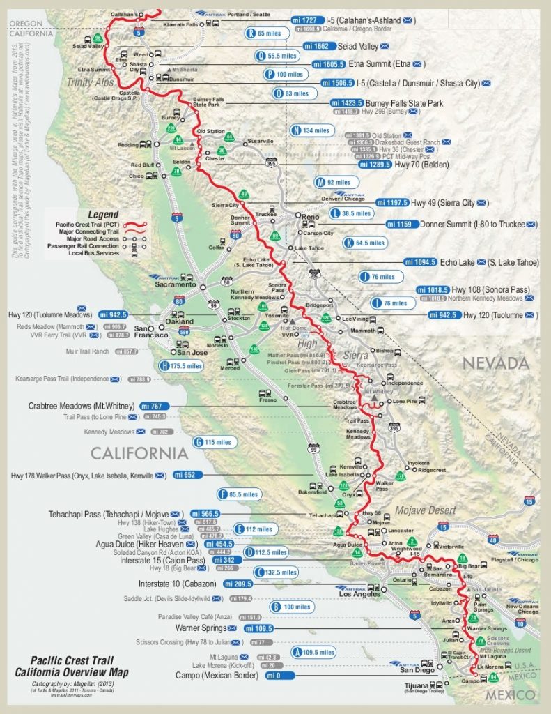 Map Of First Half Of Pct 