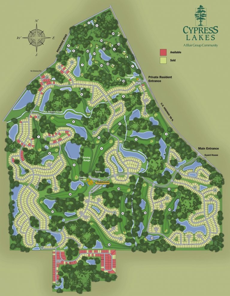 Map Of Florida Golf Courses  Globalsupportinitiative - Florida Golf 