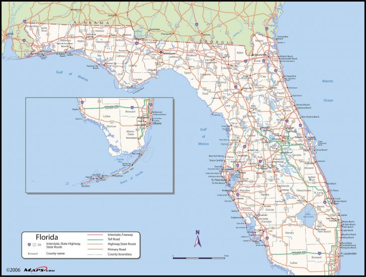 Map Of Florida State Maps Niceville Florida Map Printable Maps   Map Of Florida State Maps Niceville Florida Map 728x551 