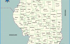 Map Of Illinois Counties With Names Towns Cities Printable - Printable Map Of Illinois