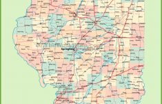 Map Of Illinois With Cities And Towns - Printable Map Of Illinois