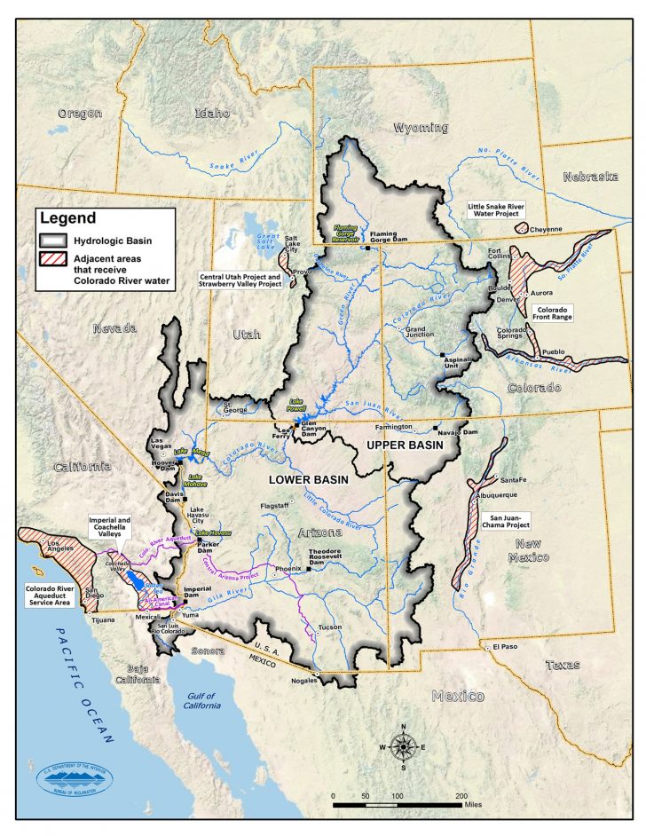 California Reservoirs Map