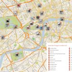 Map Of London With Must See Sights And Attractions. Free Printable   Printable Map Of London