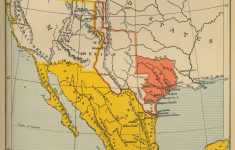 Map Of Mexico And Texas 1845-1848 - Texas Map 1800