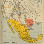 Map Of Mexico And Texas 1845 1848   Texas Map 1846