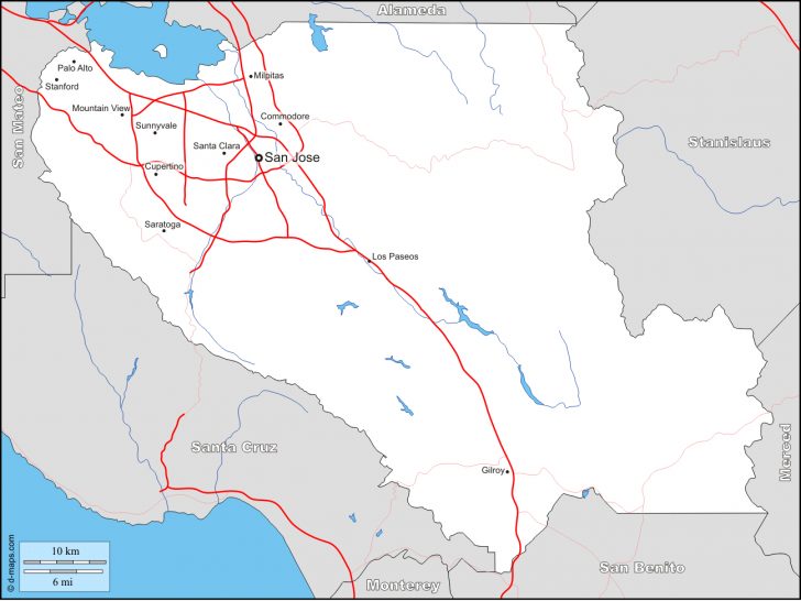 Milpitas California Map