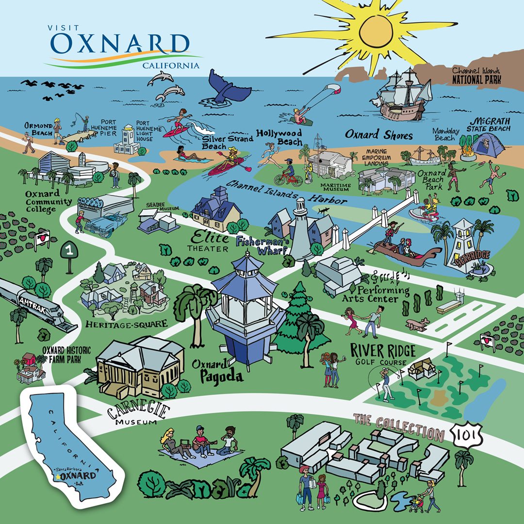 Map Of Oxnard - Find Your Way Around Oxnard And Ventura County - Google Maps Oxnard California