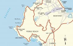 Map Of Pacific Coast Through Monterey And Carmel. | Campgrounds And - Central California Beaches Map