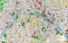 Map Of Paris Attractions Printable Download Map Paris Tourist - Paris Map For Tourists Printable