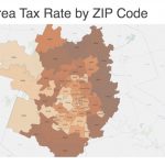 Map Of Property Tax Rate In Austinzip Code Area Emily Regarding   Texas Property Tax Map