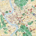 Map Of Rome Tourist Attractions, Sightseeing & Tourist Tour   Central Rome Map Printable