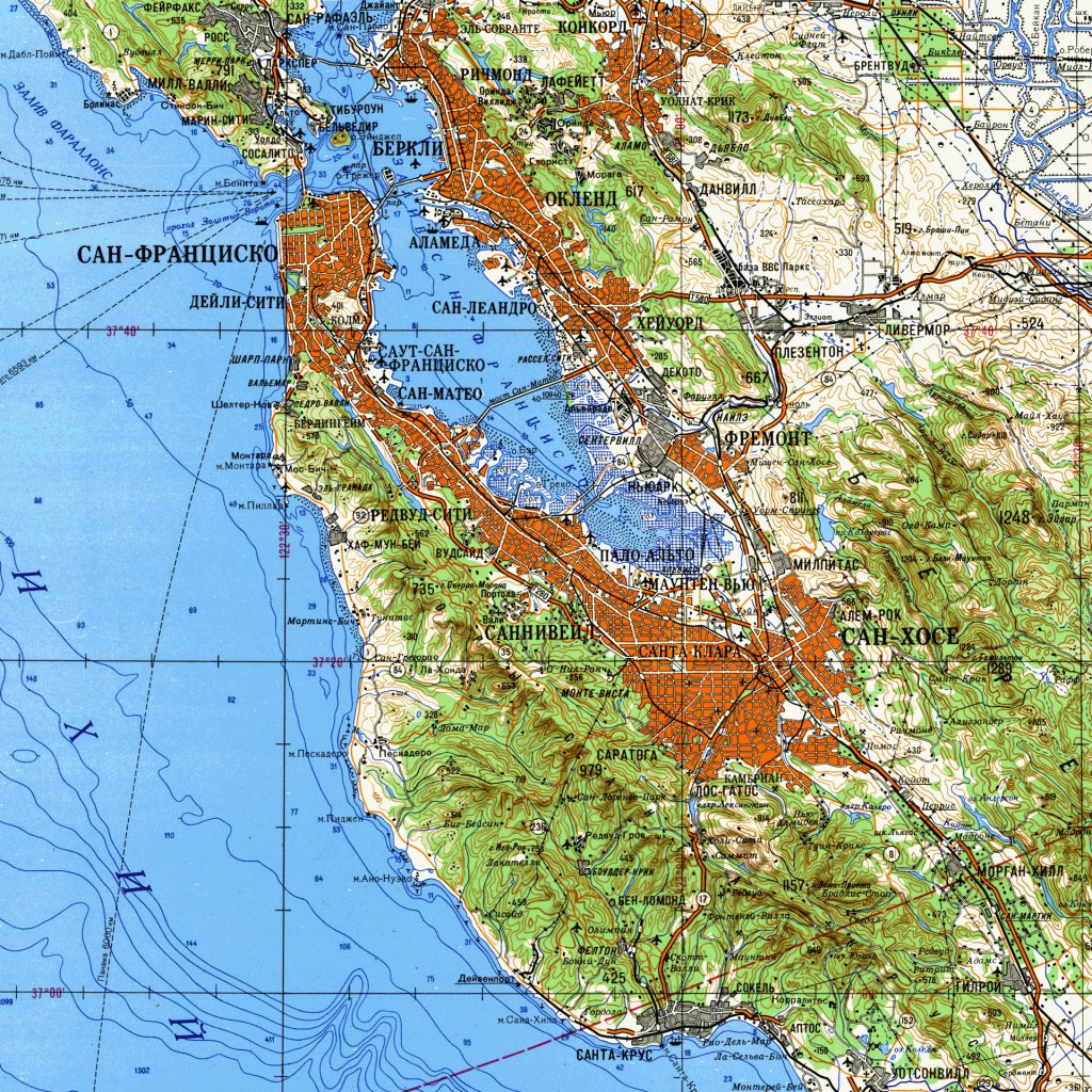 Map Of San Francisco Bay Area California Printable Maps San - Printable ...