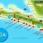 Map Of Scenic 30A And South Walton, Florida   30A Panhandle Coast   Grayton Beach Florida Map