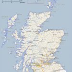Map Of Scotland   Printable Map Of Scotland With Cities