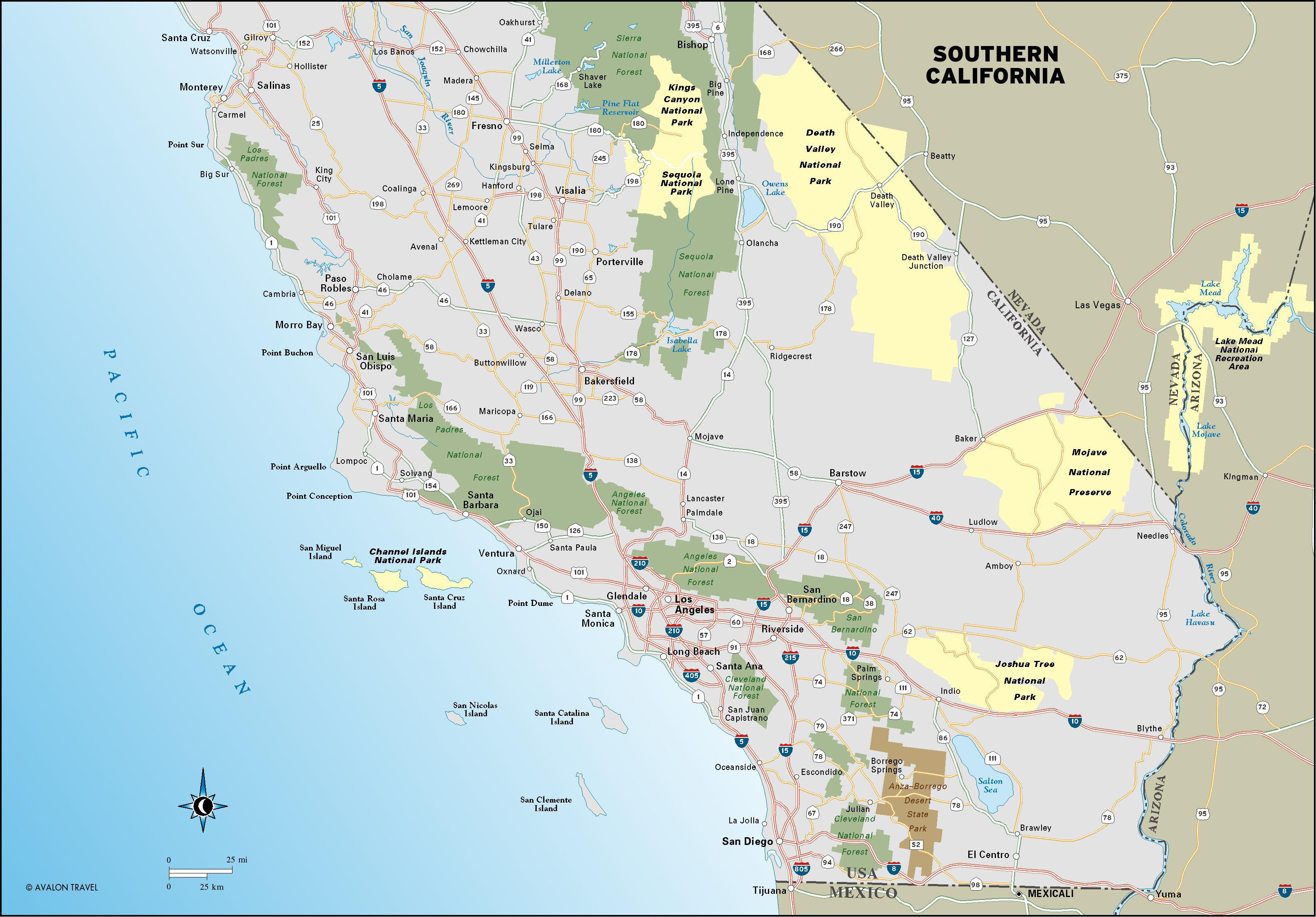 Map Of Southern California Beach Cities Reference Valid Detailed Map - California Beach Cities Map