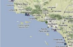 Map Of Southern California Beach Towns - Klipy - Southern California Beach Towns Map