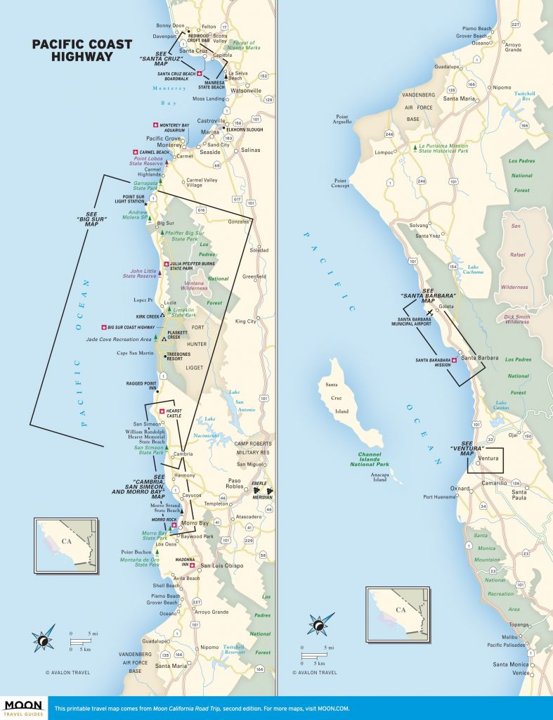 Map Of Southern California Coastal Towns - Ettcarworld - Map Of Southern California Beaches