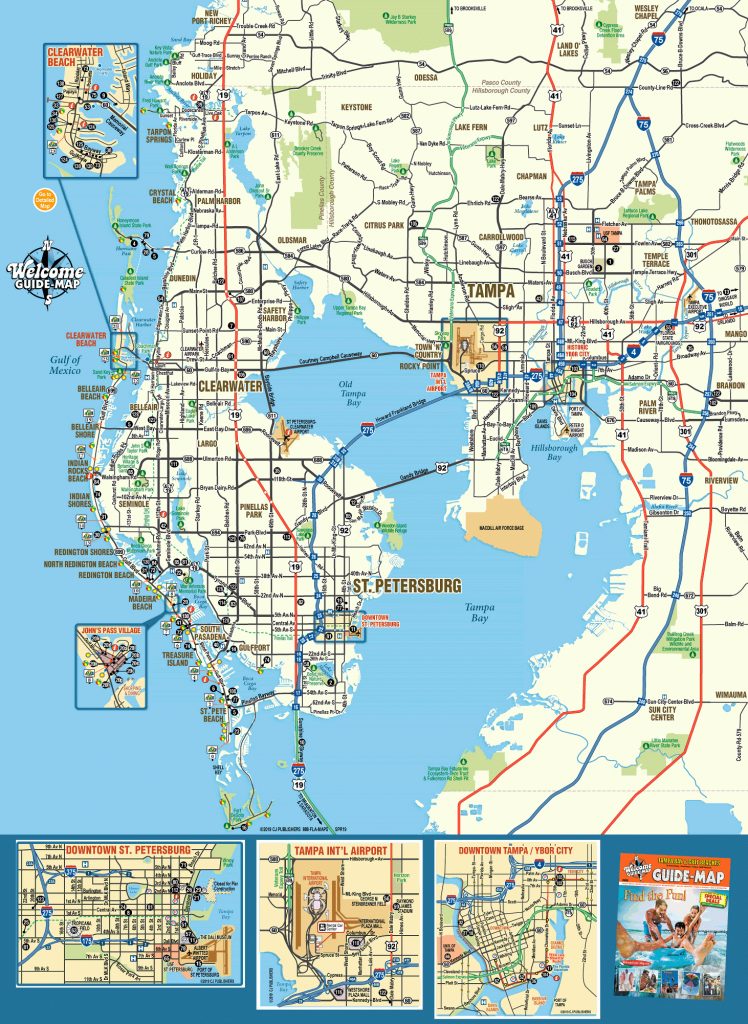 Map Of Tampa Bay Florida - Welcome Guide-Map To Tampa Bay Florida ...