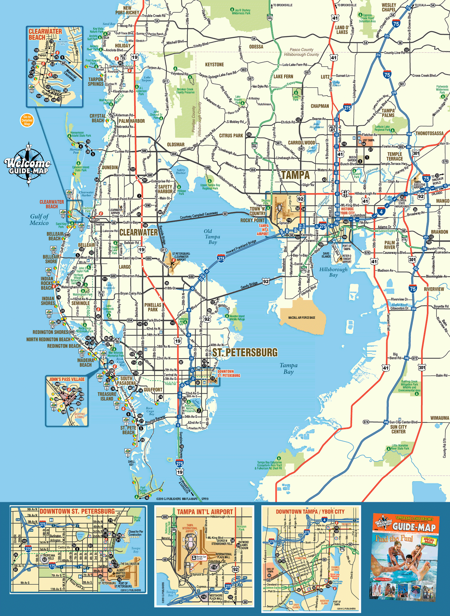 Map Of Tampa Bay Florida - Welcome Guide-Map To Tampa Bay Florida - Citrus Cove Florida Map