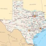 Map Of Texas Cities And Roads And Travel Information | Download Free   Detailed Road Map Of Texas