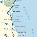 Map Of The Atlantic Coast Through North Carolina. | Maps   U.s.   Florida Atlantic Coast Map