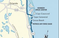 Map Of The Atlantic Coast Through Northern Florida. | Florida A1A - Map Of Beaches On The Gulf Side Of Florida